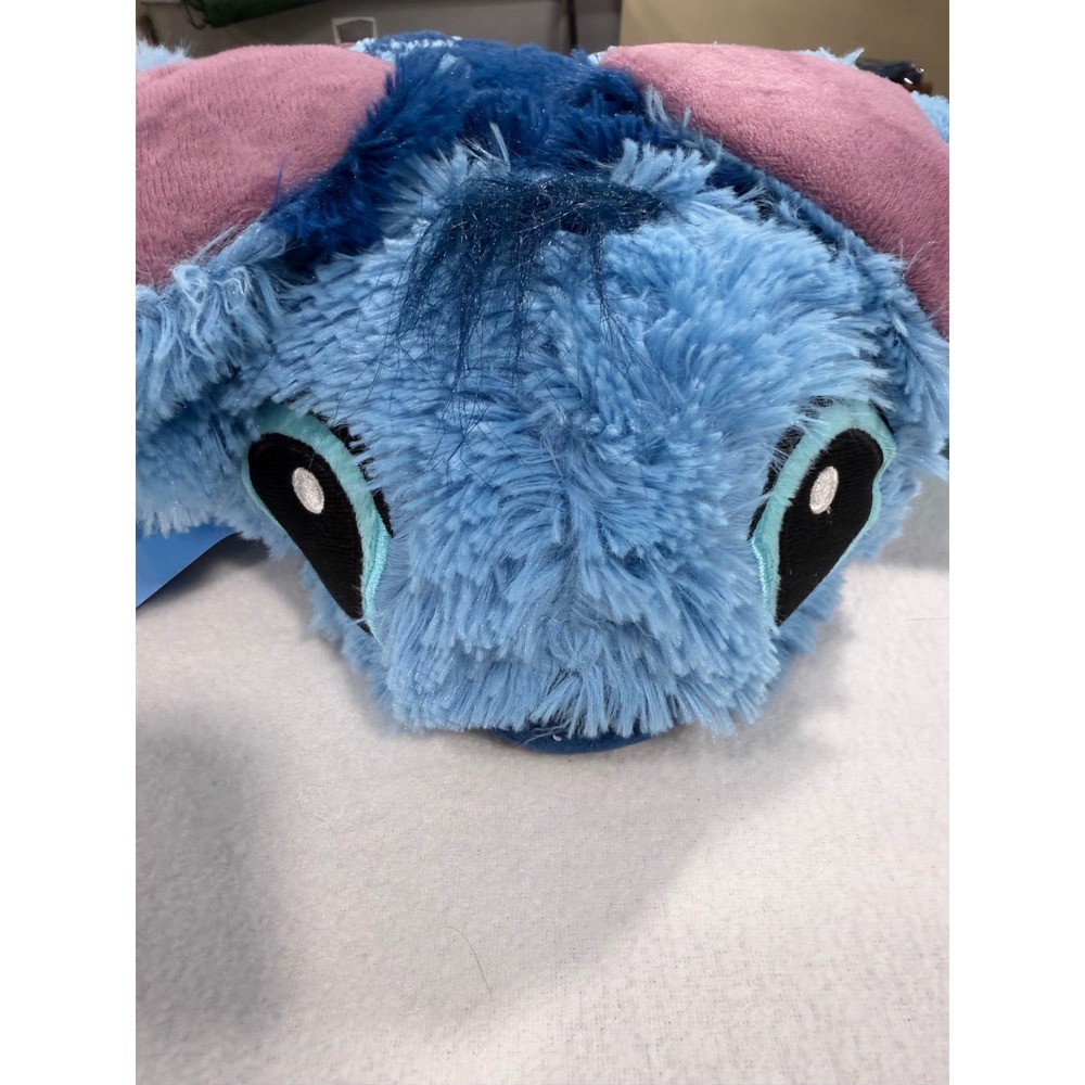 Disney Lilo & Stitch Pillow Pets Blue Plush Stuffed Animal Travel Pillow 16 inch